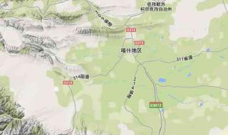 新疆喀什地图 新疆喀什地图